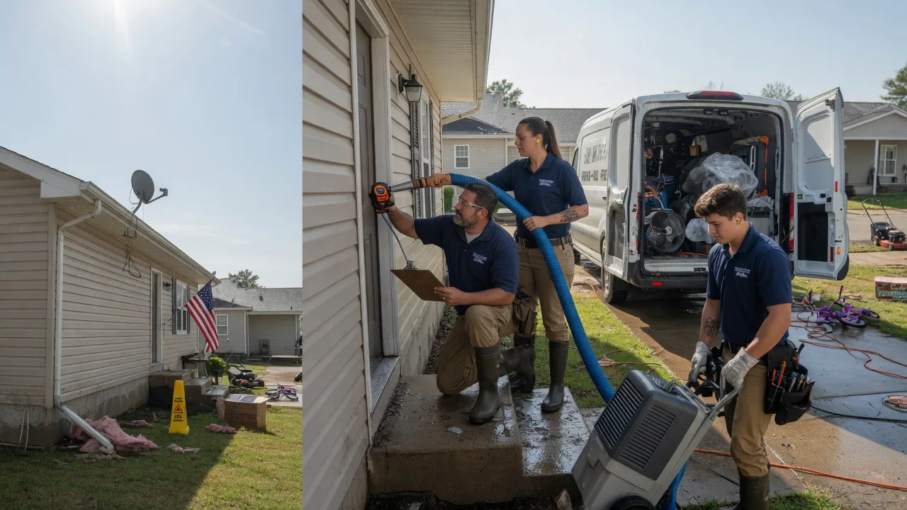 Ceiling Water Damage Restoration in South Gardiner, ME near me